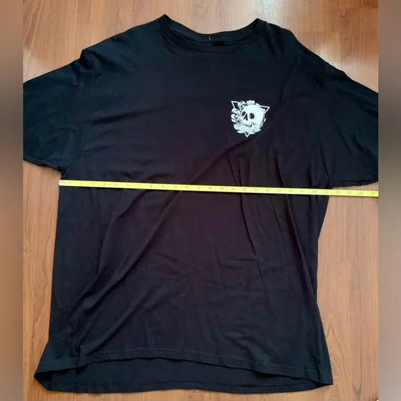 LCM Men’s Short Sleeve TShirt Black Size X-Large - Picture 5 of 6